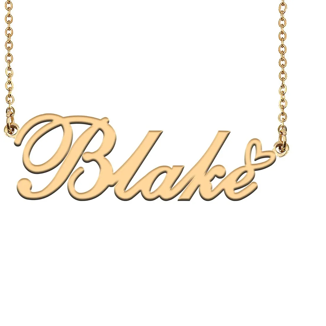 Authentic Blake Heartname Talisman – 18K Gold-Plated Love Amulet for Women