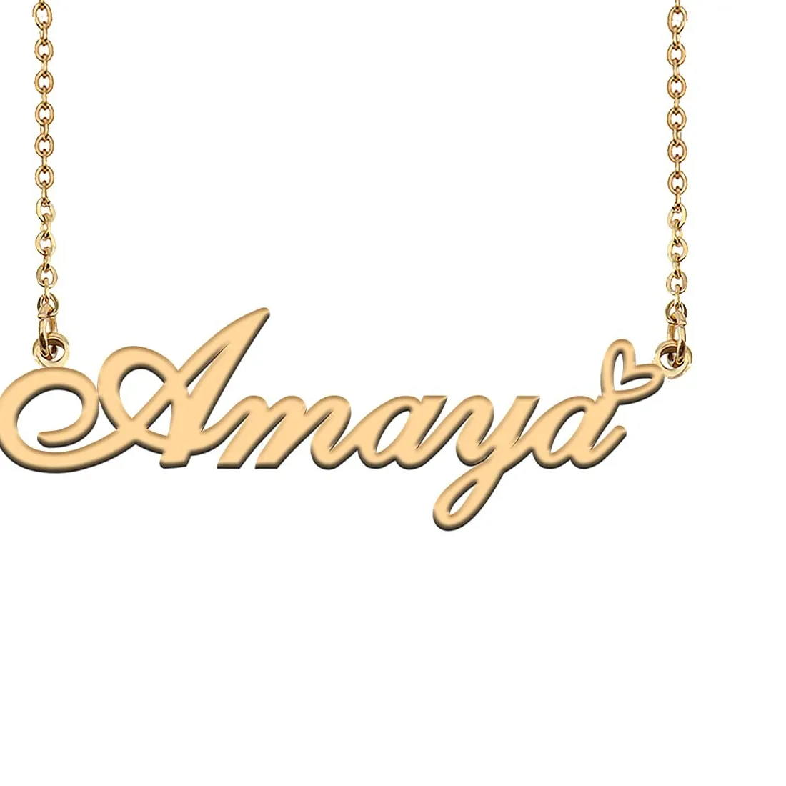Authentic The Golden Heart of Amaya: An 18K Gold-Plated Talisman of Devotion