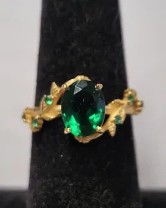 Authentic The Verdant Echo Emerald Nature-Inspired Talisman