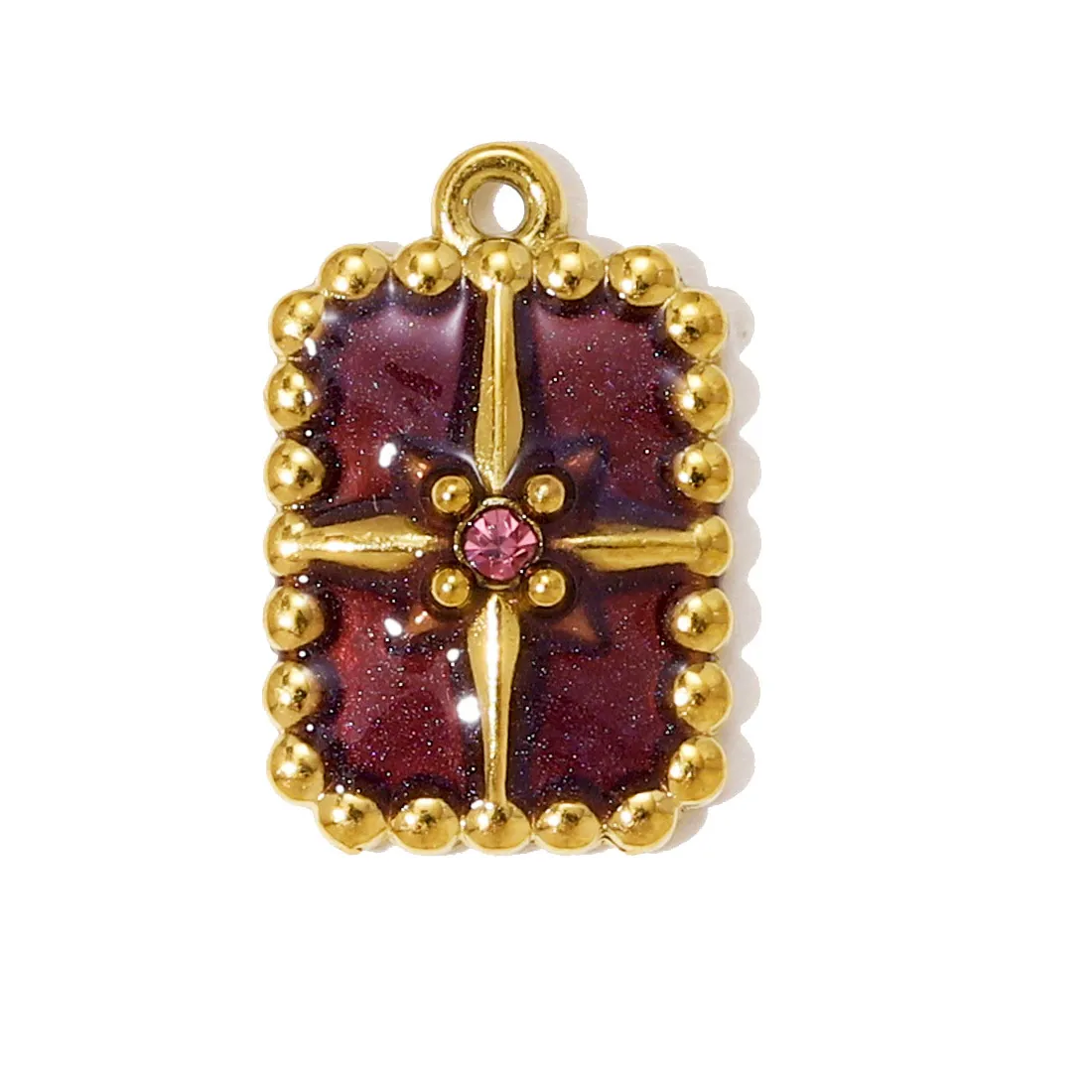Authentic Sanctuary of the Sacred Heart: 18K Gold Plated Mary Locket Trio