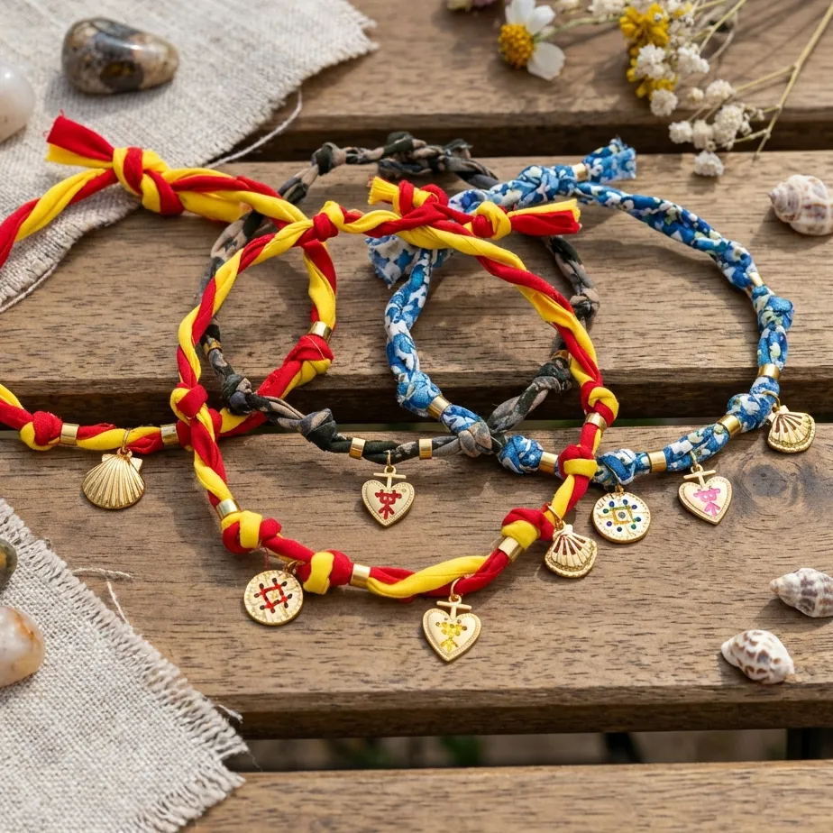 Authentic Boho Colorful Layered Necklace Heart Charm Pendant 18K Gold Plated Stainless Steel Handmade Beach Choker Women Stack Jewelry