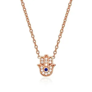 Authentic The Celestial Hamsa: Rose Gold Radiance of Eternal Protection