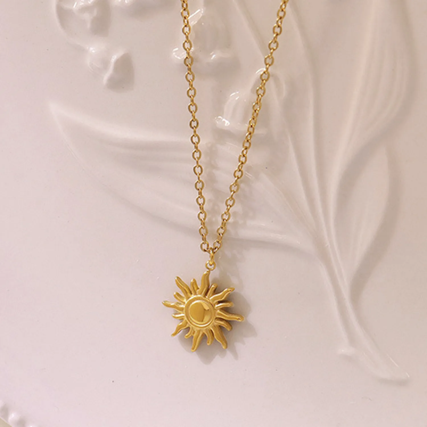 Authentic Solar Blessings: Women's Sun Charm Pendant Necklace