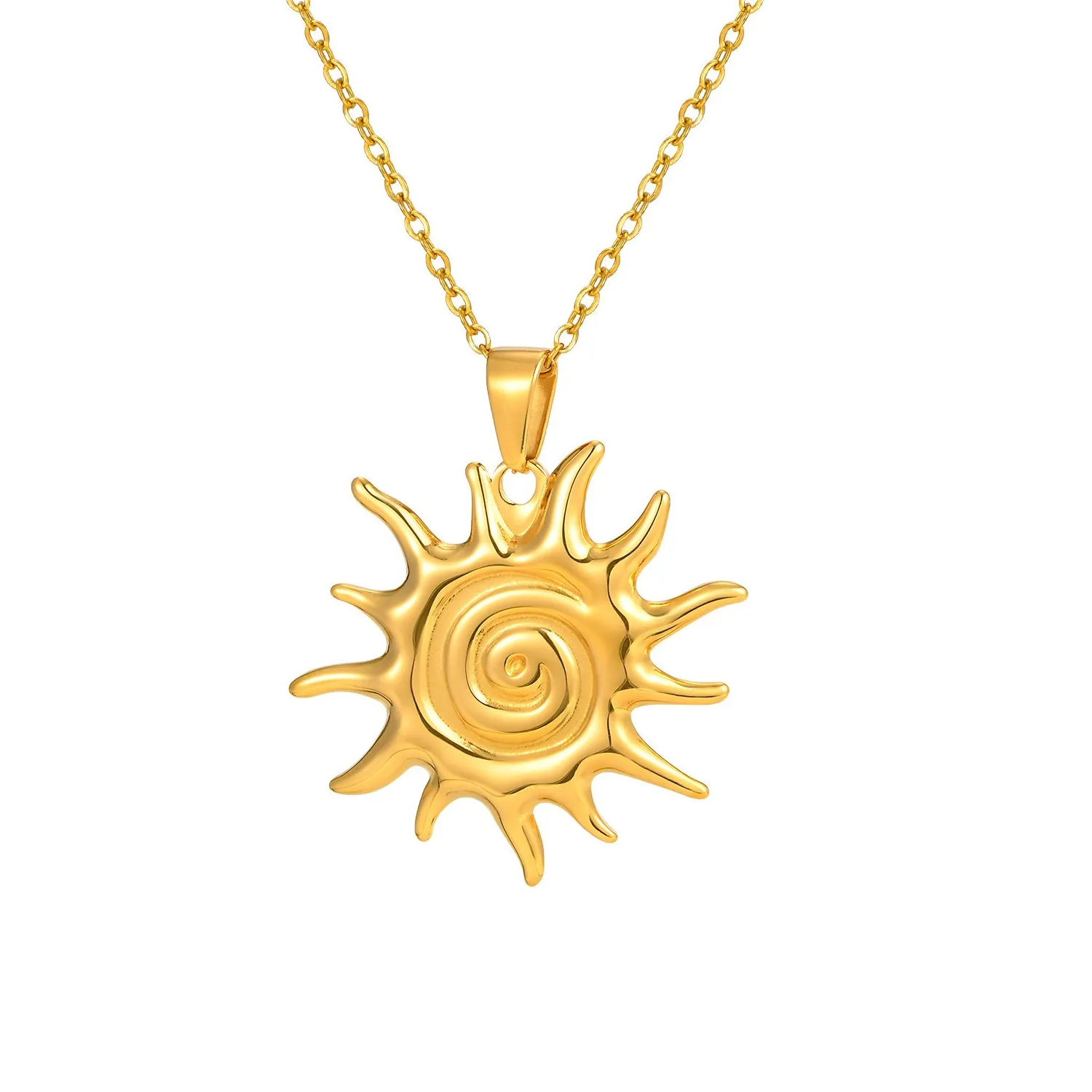 Authentic Radiant Sunburst Pendant: Illuminating Divine Light