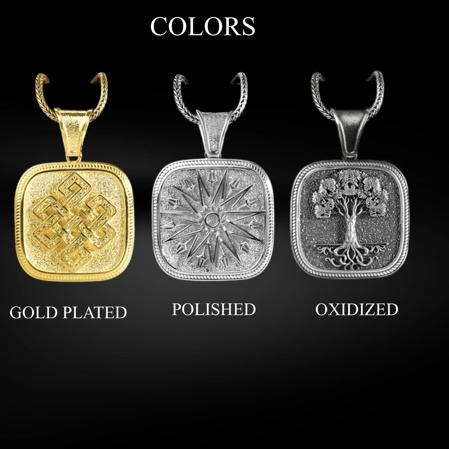 Authentic Celestial Embrace: Sun & Moon Sterling Silver Amulet