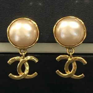 Authentic Ethereal Interlace: 24k Gold‑Plated Mabe Pearl Drop Earrings