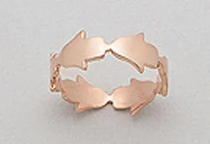 Authentic The Hamsa Sanctuary: Rose Gold Vermeil Talisman Ring