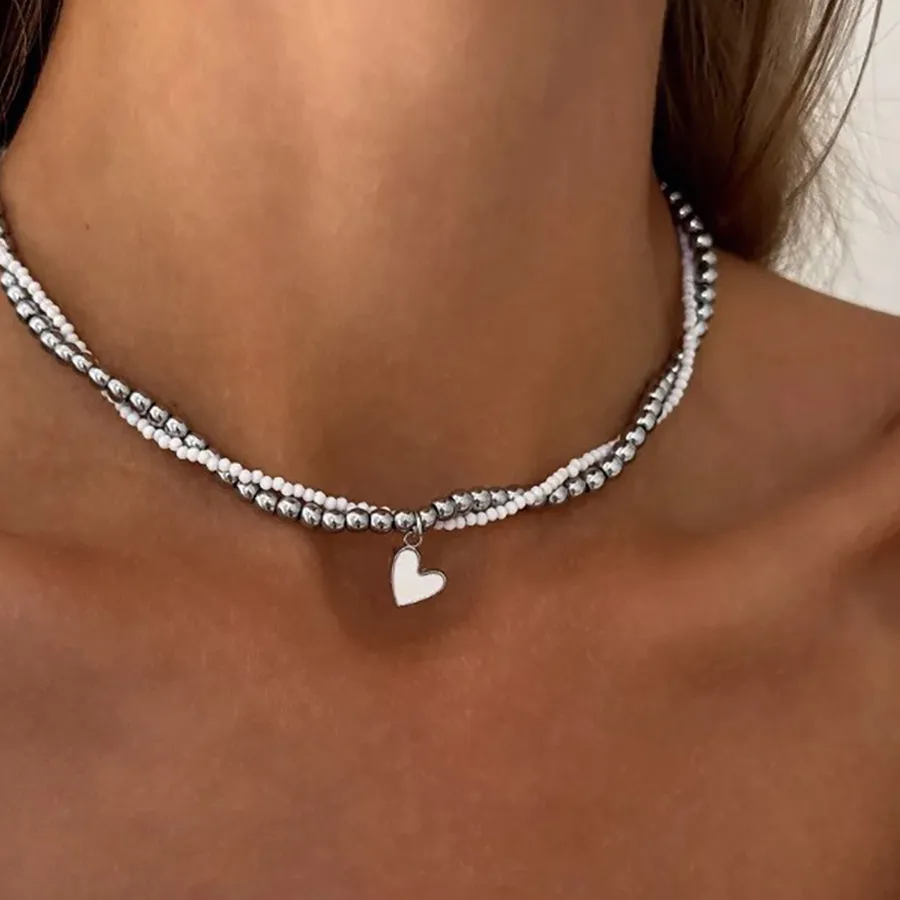 Authentic The Sacred Heart Dual-Layer Choker Set