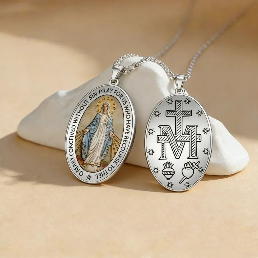 Authentic The Celestial Radiance: Miraculous Virgin Mary Sacred Talisman