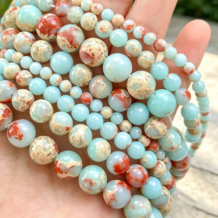 Authentic Earths Ancient Echoes Round Loose Beads for Sacred Talisman Crafting