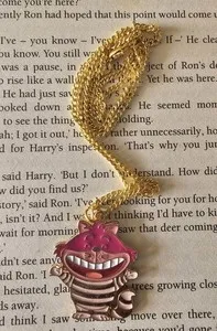 Authentic The Enigmatic Grin: A Gilded Cheshire Cat Totem