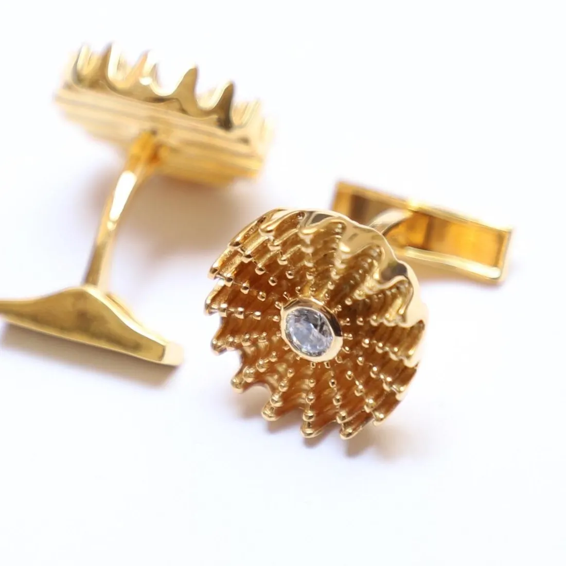 Authentic The Golden Sigil Cufflinks of Timeless Elegance