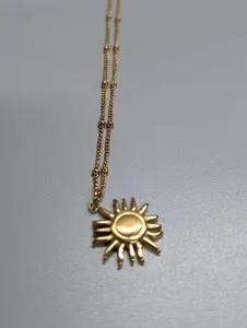 Authentic Solar Sigil: Gold-Plated Sunburst Amulet