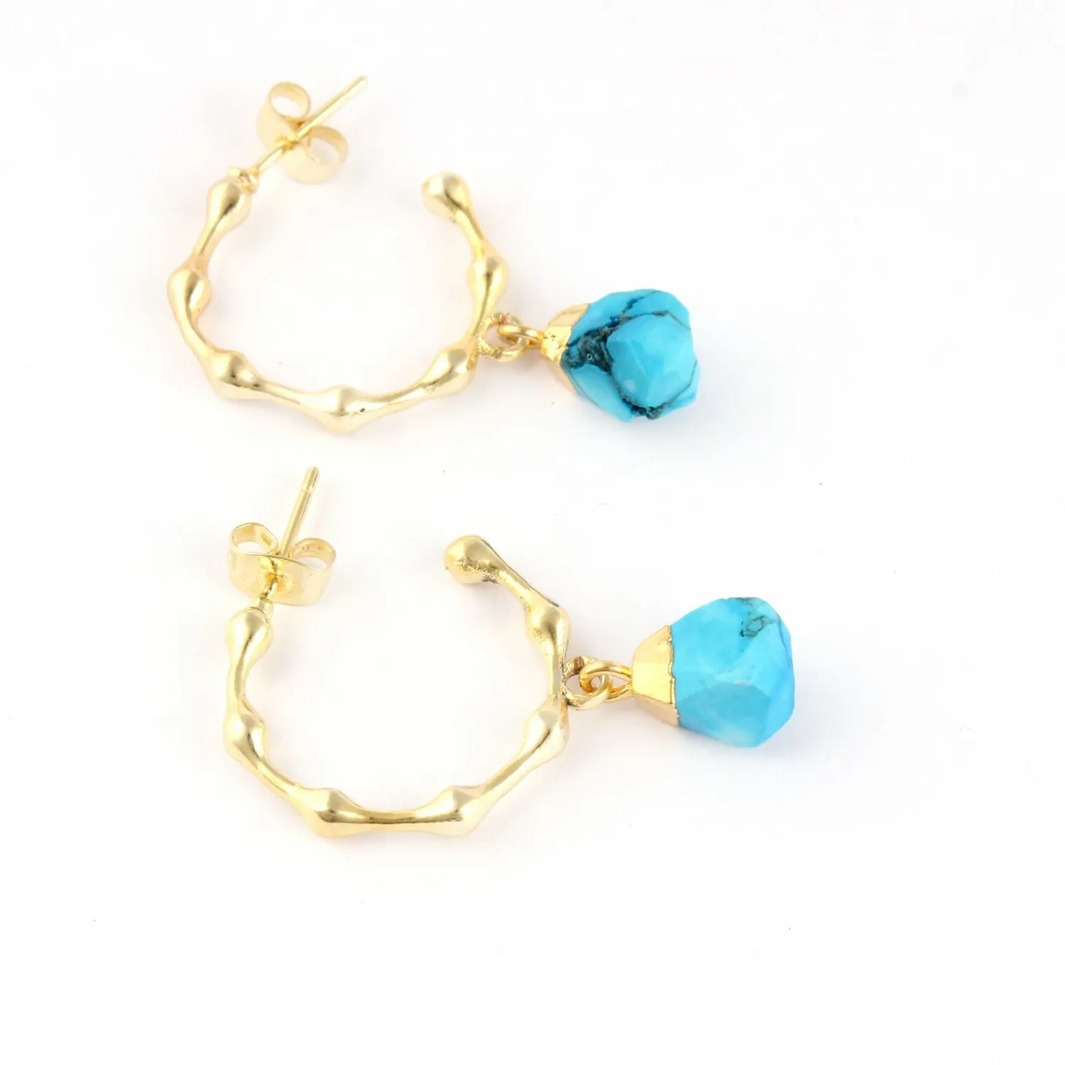Authentic Turquoise Birthstone Bliss: Golden Protection in Every Bubble