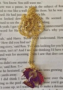 Authentic Aegis of the Amethyst Drake Golden Amulet