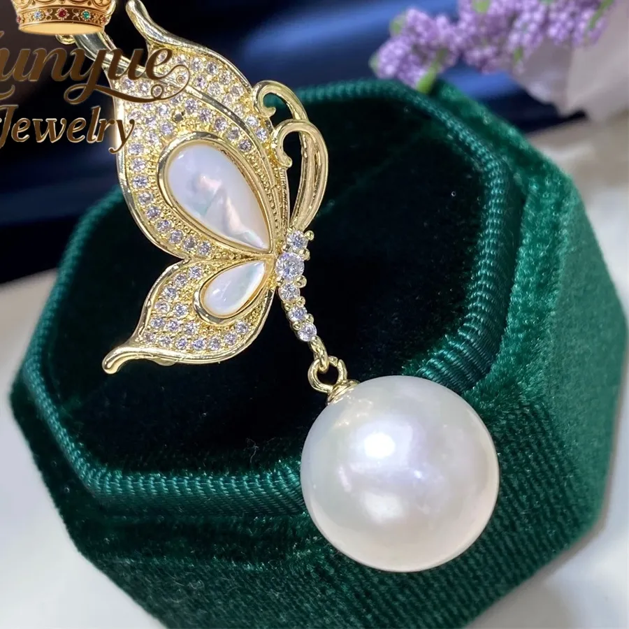 Authentic High - End Natural Freshwater Pearl Pendant, Light Luxury Best Selling Jewelry Exquisite Creative Accessories Charms