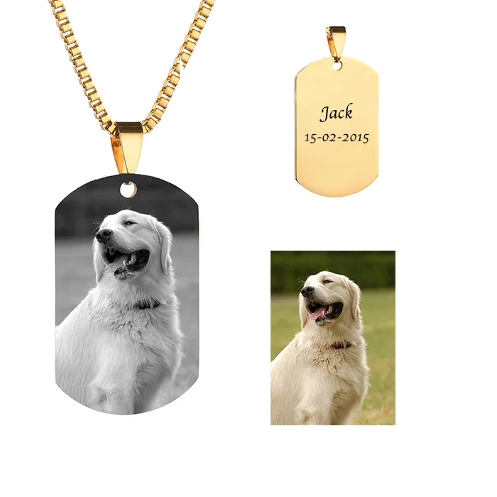 Authentic Sacred Remembrance: Engraved Pet Memory Pendant