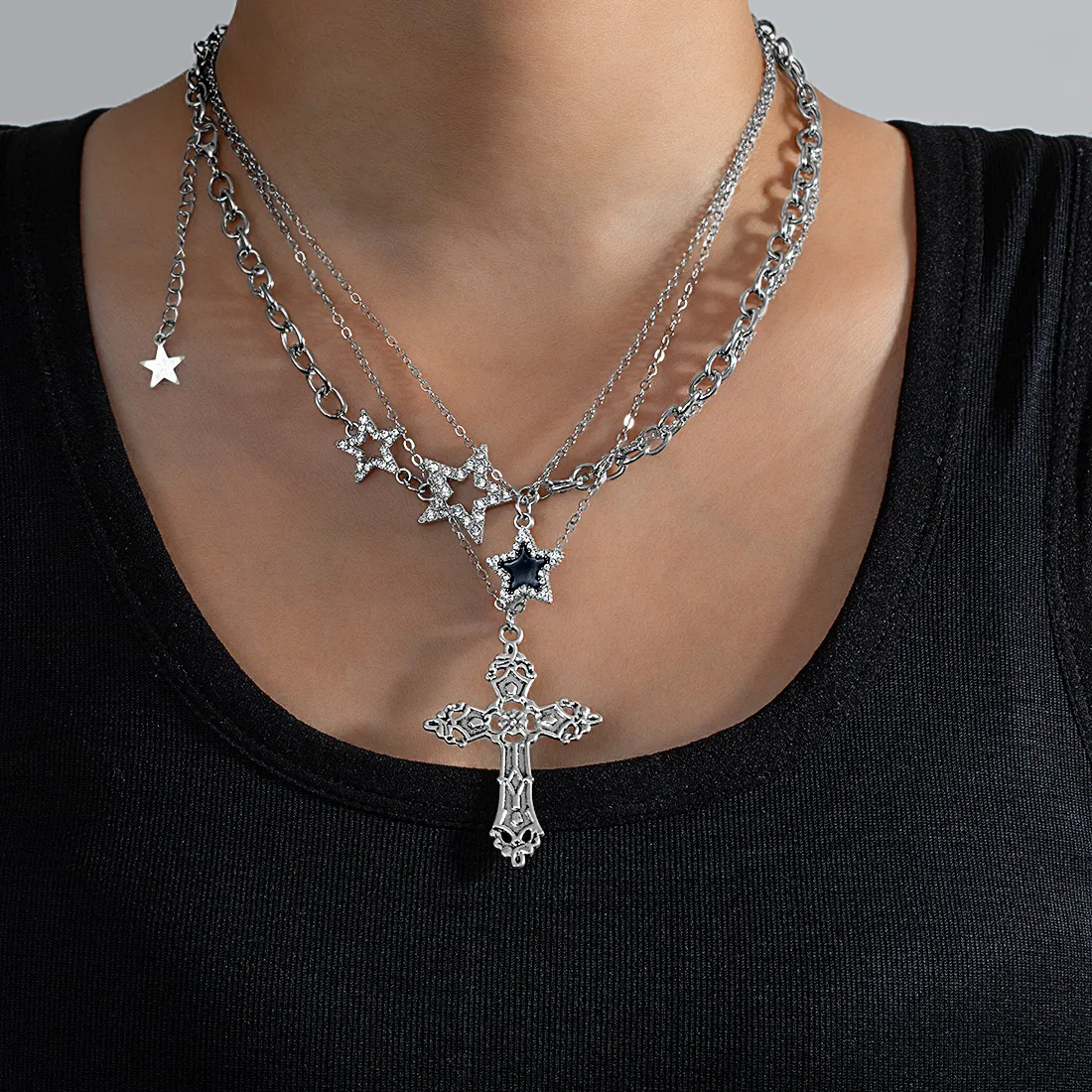Authentic The Celestial Trinity: Pentagram and Cross Alchemical Set