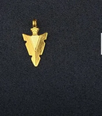 Authentic Mystic Arrowhead Pendant: Golden Protection and Spiritual Alignment
