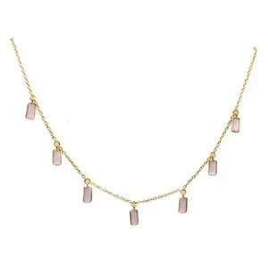 Authentic Radiant Heart Rose Quartz Talisman in Polished Gold