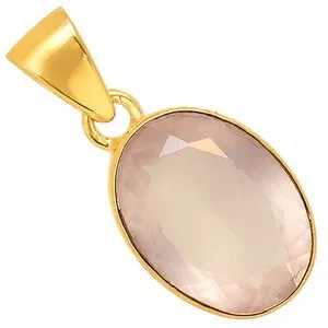 Authentic The Celestial Heart Rose Quartz Gold-Plated Talisman