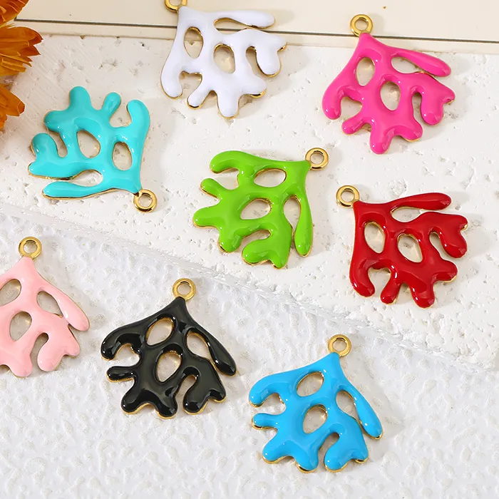Authentic Guardians of Abundance: 5pcs Enchanted Coral Charms