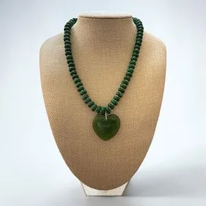 Authentic The Verdant Heart Malachite Gold-Plated Talisman
