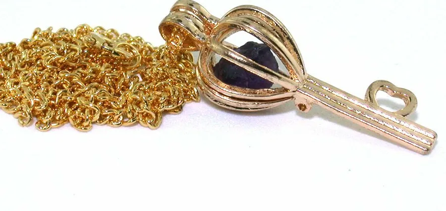 Authentic The Celestial Key: Amethyst Guardian Pendant