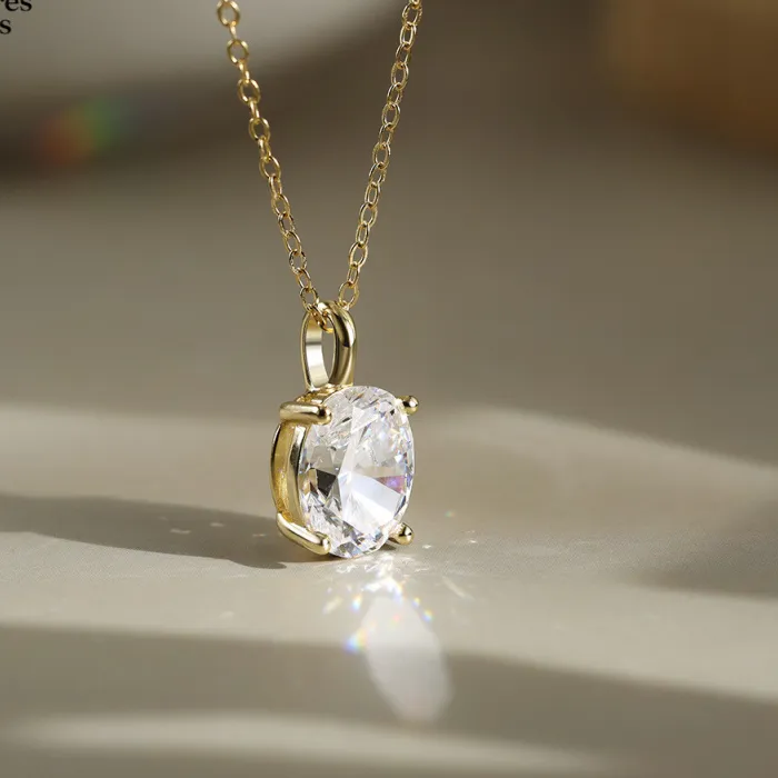 Authentic Guardians of Elegance: Luminous Four-Finger Necklace