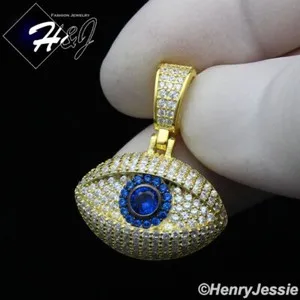 Authentic Radiant Apotropaic Gaze 3D Evil Eye Talisman in Gold-Plated Sterling Silver