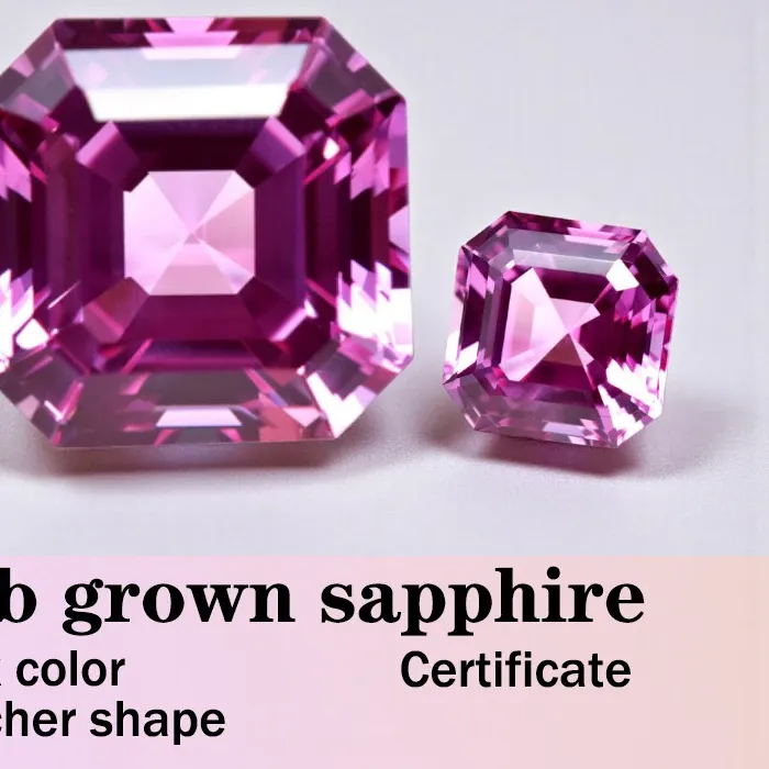 Authentic The Rose-Tinted Asscher Sapphire: A Vessel of Harmonious Light