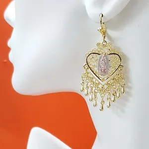 Authentic Radiant Hearts of the Guadalupe: A Tri-Tone Sacred Offering
