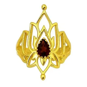 Authentic The Ember-Hearted Hessonite Solstice Ring
