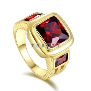 Authentic The Solar Garnet Sovereign Ring: A Talisman of Vitality and Will