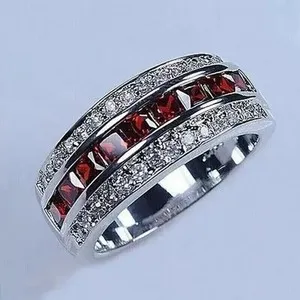 Authentic The Crimson Flame Ring of Sovereign Commitment