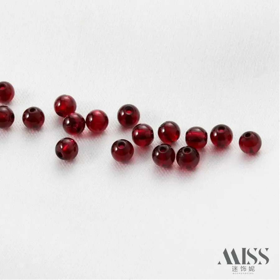 Authentic Crimson Ember Garnet Sacred Strands of Vital Fire