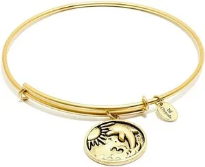 Authentic Chrysalis Dolphin Expandable Bangle, Gold-Plated CRBT0608GP