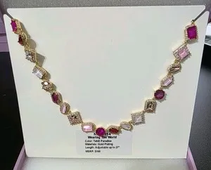 Authentic  Gold Plated Tahiti Paradise Jewel Candy Necklace 