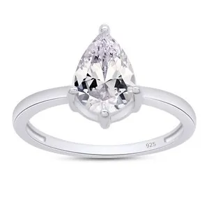 Authentic The Celestial Tear: Pear-Cut Moissanite Radiance
