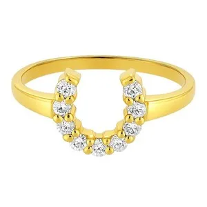 Authentic The Golden Horseshoe Ring of Fortuitous Alignment