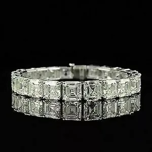 Authentic The Celestial Radiance Asscher-Cut Tennis Bracelet