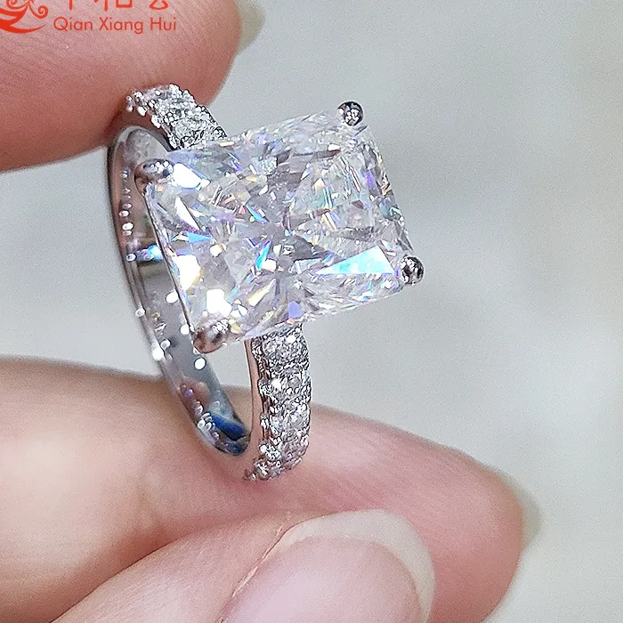 Authentic Celestial Radiance Half Eternity Band- Sacred Light Manifestation Ring