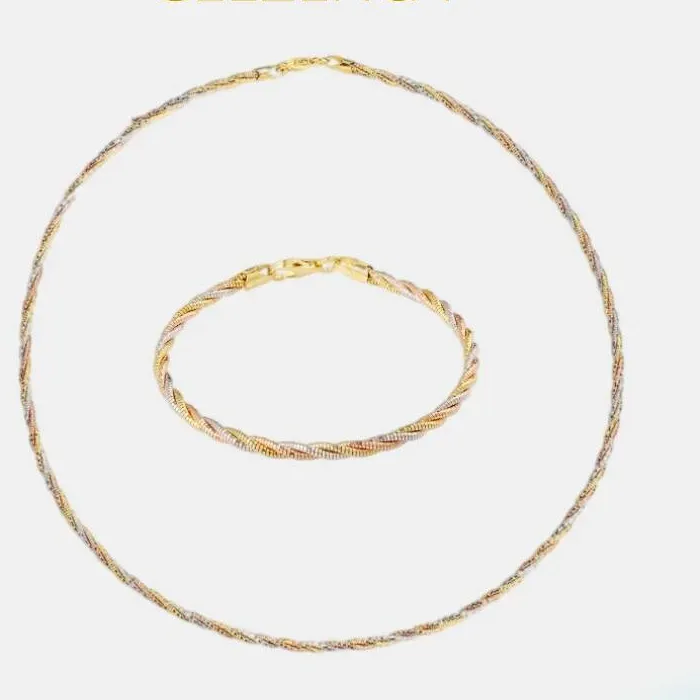 Authentic The Triune Harmony Woven Sterling Set