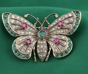 Authentic The Gilded Metamorphosis Brooch