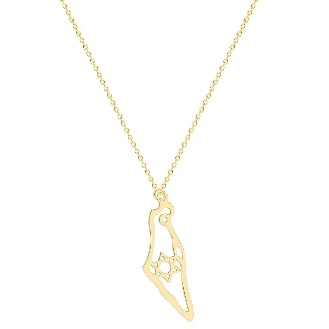 Gold plated  Star of David Necklace Protection