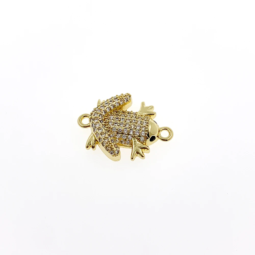 Gold plated  Gold Frog Necklace Pendant Fertility