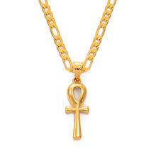 2.5CM Egyptian Cross Pendant Ankh Necklace