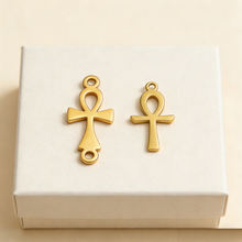 /Lot Egypt Ankh Cross Charms Bracelet