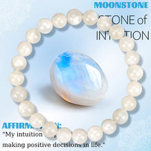 Moonstone Beads Bracelet Rose Quartzs Citrines