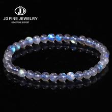 JD 5A Genuine Gray Moonstone Bead